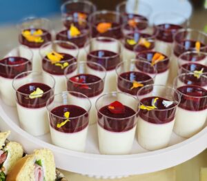 Panna cotta aux fruits rouges