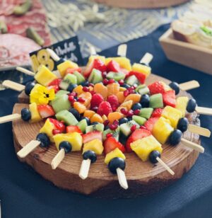 Brochette de fruits frais