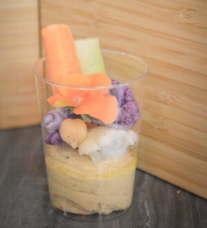 Houmous & légumes croquants
